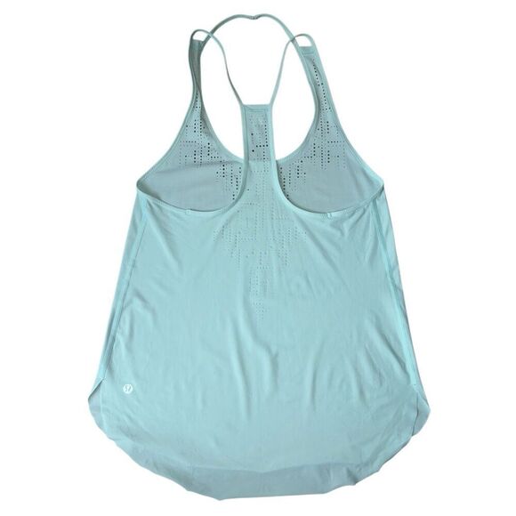 Lululemon Water Bound Singlet In Aquamarine Size 4 - Picture 7 of 11